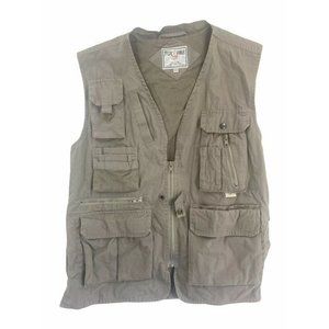 Fox Fire Outdoor Men Grey Vest Size M Outdoor